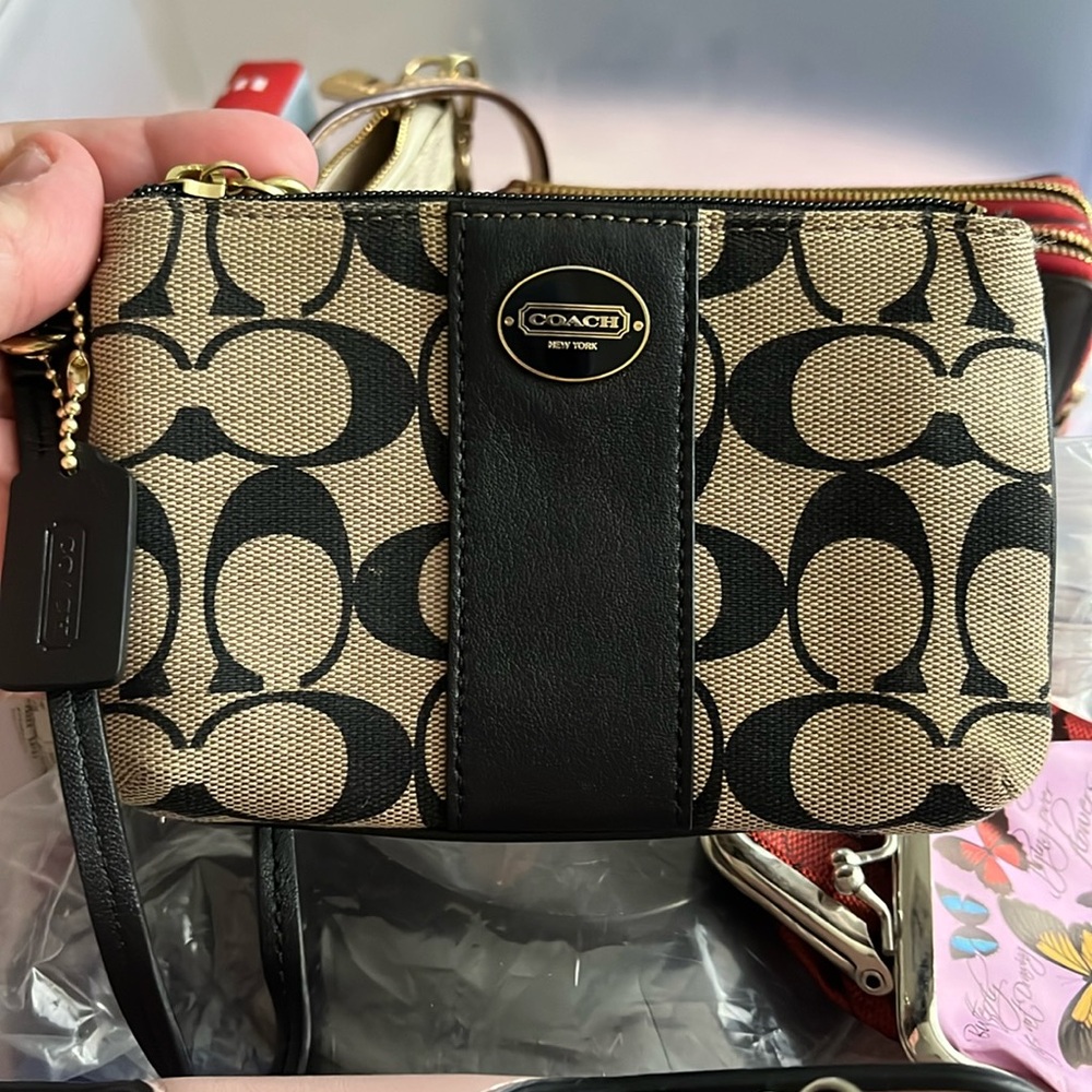 Coach small wristlet